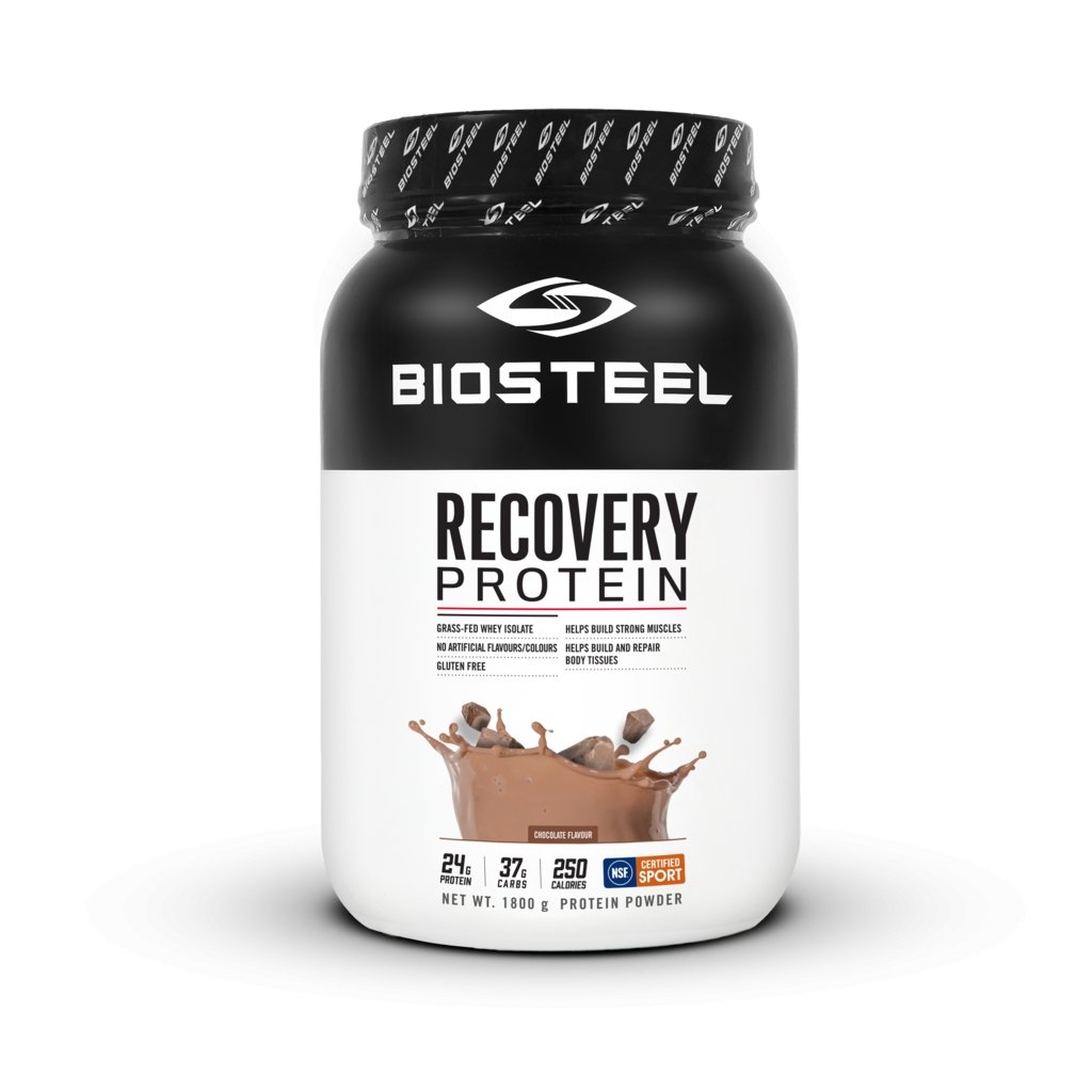 Recovery Protein - 1800G, 25 Servings - www.therugbyshop.com www.therugbyshop.com CHOCOLATE BIOSTEEL NUTRITION Recovery Protein - 1800G, 25 Servings