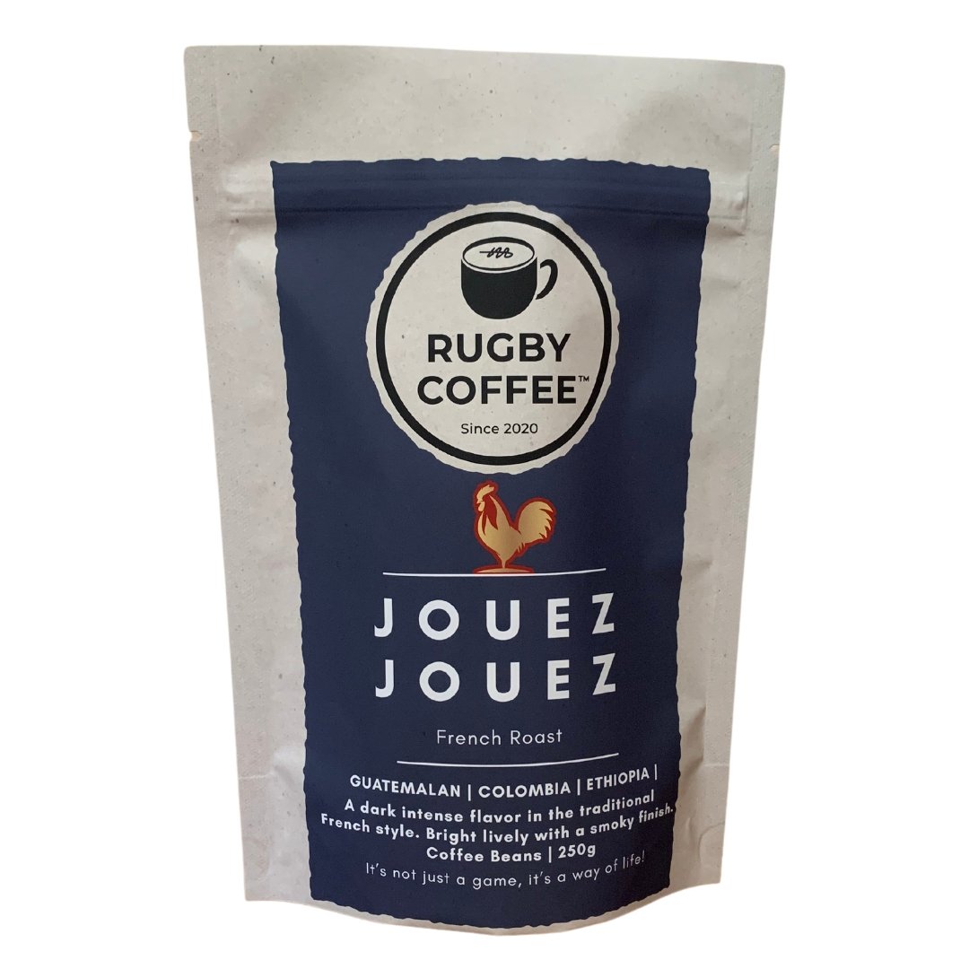 Rugby Coffee - Jouez Jouez 250G Coffee Beans - www.therugbyshop.com www.therugbyshop.com XIX Brands MISC Rugby Coffee - Jouez Jouez 250G Coffee Beans