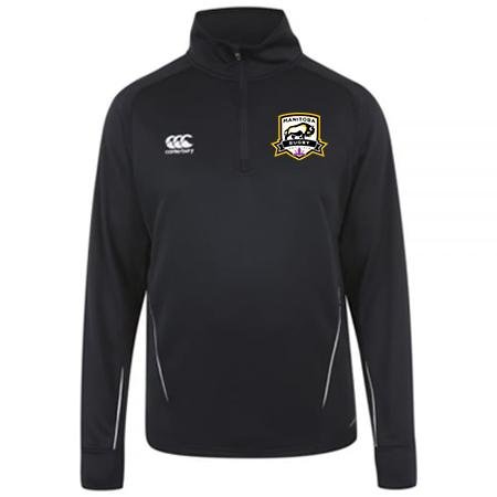 Rugby Manitoba CCC 1/4 Zip Mid Layer Training Top - www.therugbyshop.com www.therugbyshop.com Unisex / Black / S TRS Distribution Canada JACKETS Rugby Manitoba CCC 1/4 Zip Mid Layer Training Top