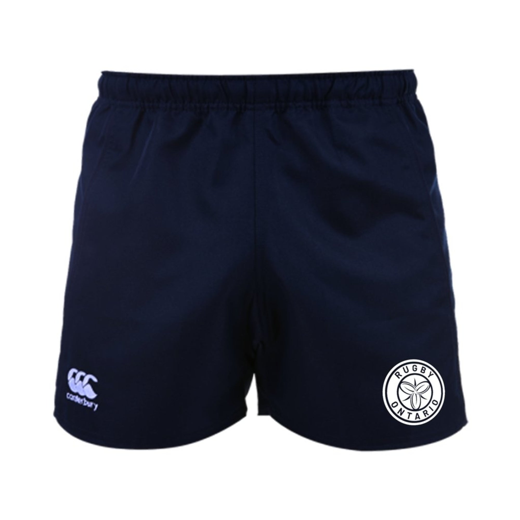 Rugby Ontario CCC Pro-Poly Pocketed Shorts - www.therugbyshop.com www.therugbyshop.com MEN'S / NAVY / XS TRS Distribution Canada SHORTS Rugby Ontario CCC Pro-Poly Pocketed Shorts
